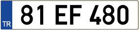 Truck License Plate